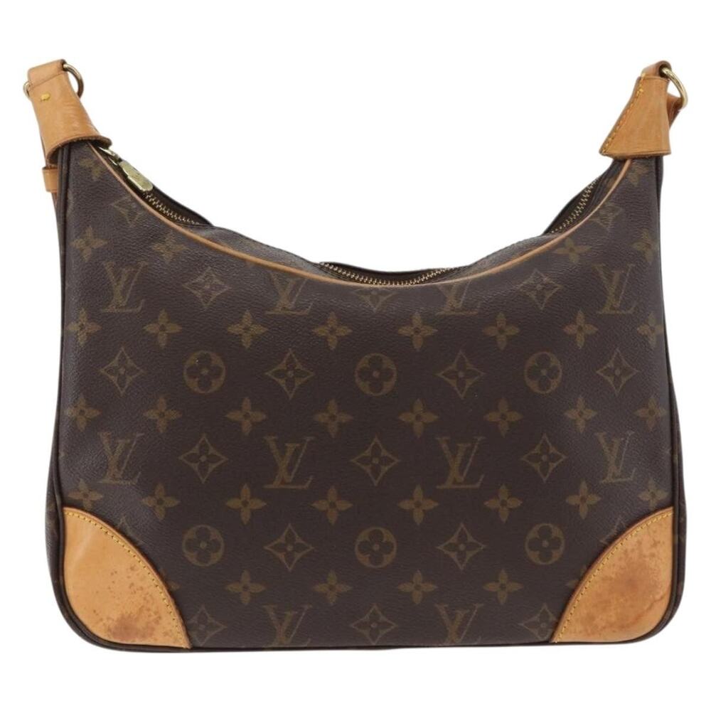 Louis Vuitton Monogram Boulogne 30 Shoulder Bag Brown